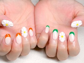 ジェル◆フラワーネイル