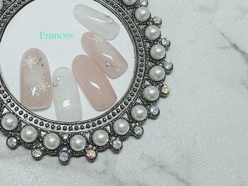 フランセス(Frances)/雪の結晶×白チーク
