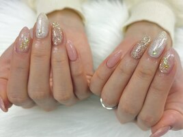 【稗田】春のニュアンスネイル