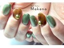 べっ甲×くすみパールグリーン