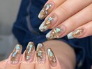 ニュアンス、秋ネイル