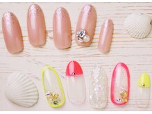 クアトログランシュ 青葉台(QUATRO×GranCieux)/夏ネイル／6500円