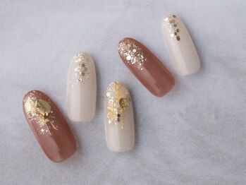 サンミーゴネイル 神戸店(Sunmego Nail)/ラメニュアンスネイル☆