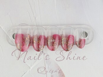ネイルズシャインクイーンズ(nail's Shine Queen's)/クリアグラデーションアート
