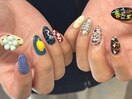 カラフルポップネイル