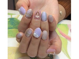 ～冬オシャレチェックネイル～