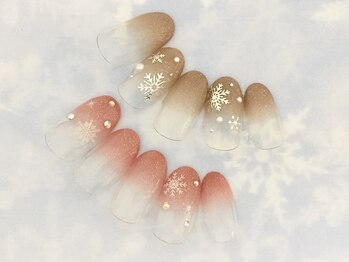 ネイルサロン キャンディネイル(Candy Nail)/雪の結晶 by石塚