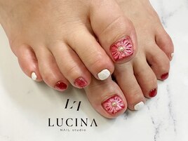 C-1077 フットぷっくりフラワー