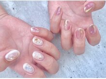 ネイルサロン ジョアアンジェ 天王寺店(joie ange)/ニュアンス　個性的　春ネイル