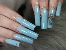 ダークハニー 原宿店(Dark Honey)/ワンカラー/クロム/水色