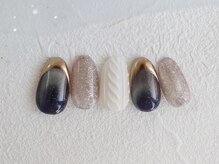 ココネイル/マグネット× ニット柄