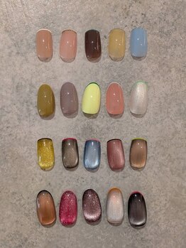 細フレンチ色の組み合わせ自由!