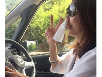 マリーライズ 松阪店/鼻水が止まりません　汗