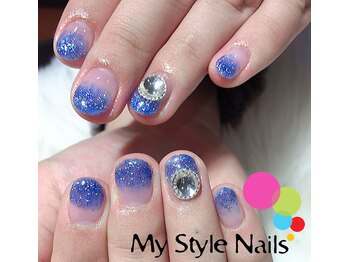 マイ スタイル ネイルズ(My Style Nails)/ラメグラデーションジェル
