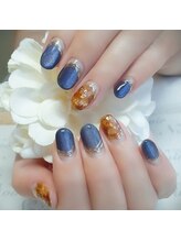 ヘアー ユニバース(HAIR UИIVERS)/ネイビーマグネット＆べっ甲