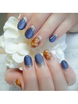 ヘアー ユニバース(HAIR UИIVERS)/ネイビーマグネット＆べっ甲