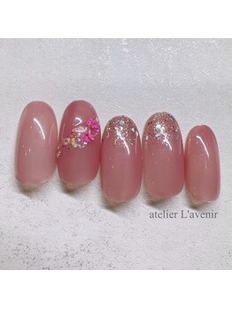 アトリエラブニール/押し花ネイル