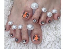 海外系フットネイル