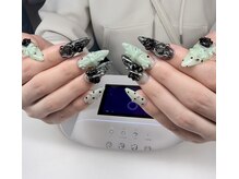 ミヤビ 神田(Miyabi)/可愛いレースネイル