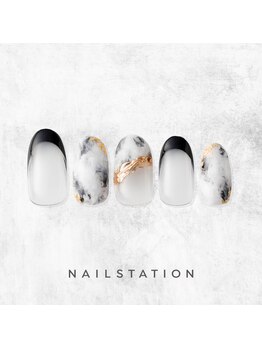 ネイルステーション ルミネ新宿1店(NAIL STATION)/ニュアンスネイル／パラジェル