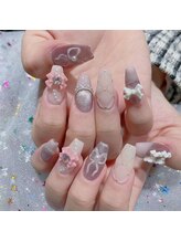 クイーンズビューティーサロン 新宿本店(Queen's beauty salon)/チップ長さだしやりつけ放題