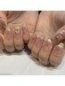 人気デザイン☆ チークマグネットネイル