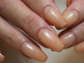 ナチュラルグラデーションネイル