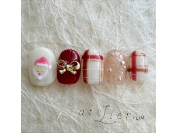 アトリエ プラス リム(atelier +LIM)/クリスマスネイル