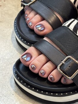 One color and aurora