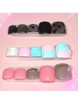 【フットネイル】アート¥4500～