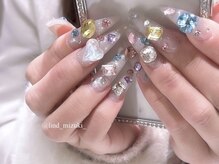 リンドネイル バイ モカ アンド ララ(Lind nail by moca and LaLa)/【mizuki】宝石ネイル