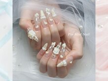 ピオミエルネイル 新宿(pio miel nail)/ミルクホワイトネイル