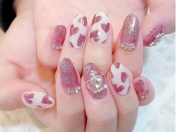 デコール 心斎橋(DECOR)/ラメハートネイル