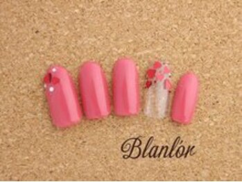 ブランロール 中目黒店(Blanl'or)/cute♪シンプルハートネイル