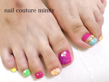 ミミィー(mimiy)/ネオンカラー☆フットネイル