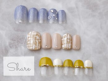 シェアー Share 元町の写真/【オフィスにも◎カラー162色から選べるワンカラー¥4600】シンプル派におすすめ◎何度でも同価格が嬉しい♪