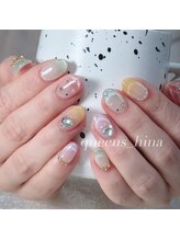 クイーンズビューティーサロン 新宿本店(Queen's beauty salon)/チップ長さ出し10本やり放題