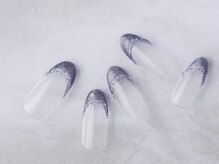 サンミーゴネイル 神戸店(Sunmego Nail)/フレンチネイビーネイル