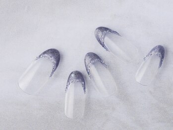 サンミーゴネイル 神戸店(Sunmego Nail)/フレンチネイビーネイル