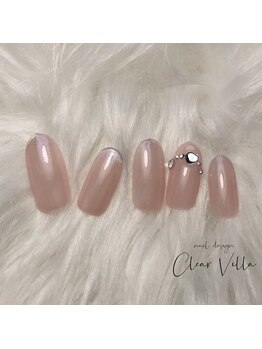 ネイルサロンクリアヴィラ(nail salon clear villa)/GirlyStyle collection¥8990