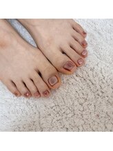 ブラン(blanc)/くすみピンクマグネットネイル