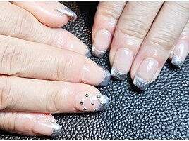 ミラーフレンチ個性派ニュアンス