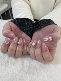 ちゅるりんピンクネイル