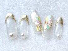 ターラ(Tara)/ミラーフレンチ×フラワー