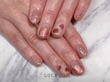 ネイルアトリエルカ(nail atelier LUCA)/W-180 薔薇マグネットネイル