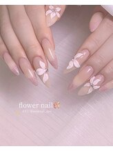 リアンド(Li&)/お花ネイル