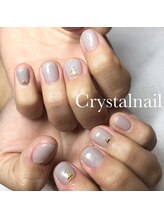 クリスタルネイル ボンベルタ橘店(CRYSTAL NAIL)/ワンカラーネイル