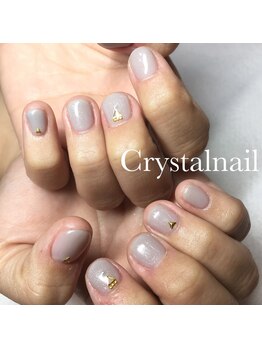 クリスタルネイル ボンベルタ橘店(CRYSTAL NAIL)/ワンカラーネイル