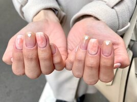桃ネイル