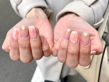 ネイルズトーキョー(nails TOKYO)/桃ネイル